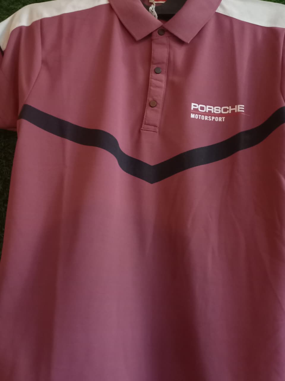 Maroon Porsche Motorsport Polo Shirt – Regular Fit